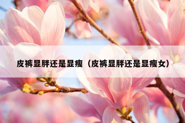 皮裤显胖还是显瘦（皮裤显胖还是显瘦女）