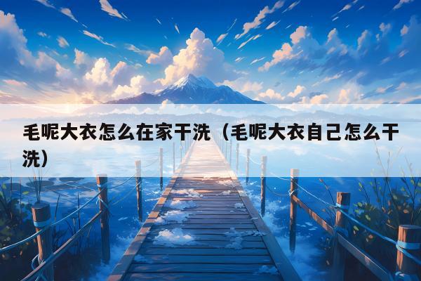 毛呢大衣怎么在家干洗（毛呢大衣自己怎么干洗）