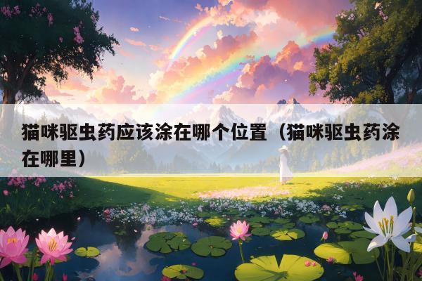 猫咪驱虫药应该涂在哪个位置（猫咪驱虫药涂在哪里）