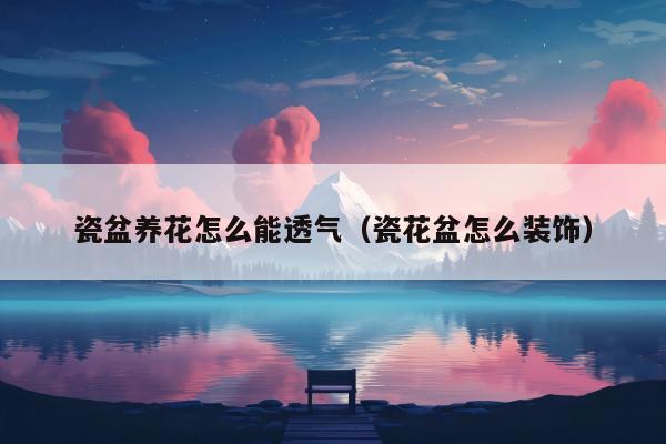 瓷盆养花怎么能透气（瓷花盆怎么装饰）