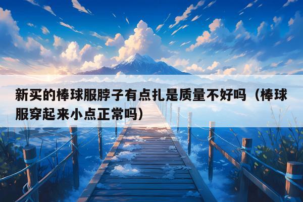 新买的棒球服脖子有点扎是质量不好吗（棒球服穿起来小点正常吗）
