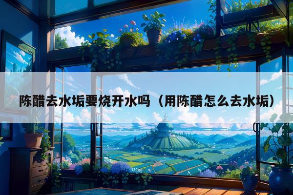 陈醋去水垢要烧开水吗（用陈醋怎么去水垢）