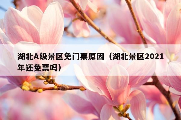 湖北A级景区免门票原因（湖北景区2021年还免票吗）
