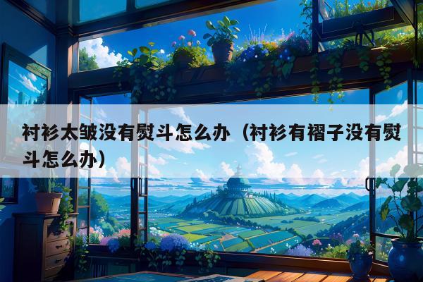 衬衫太皱没有熨斗怎么办（衬衫有褶子没有熨斗怎么办）