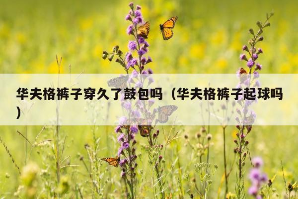 华夫格裤子穿久了鼓包吗（华夫格裤子起球吗）
