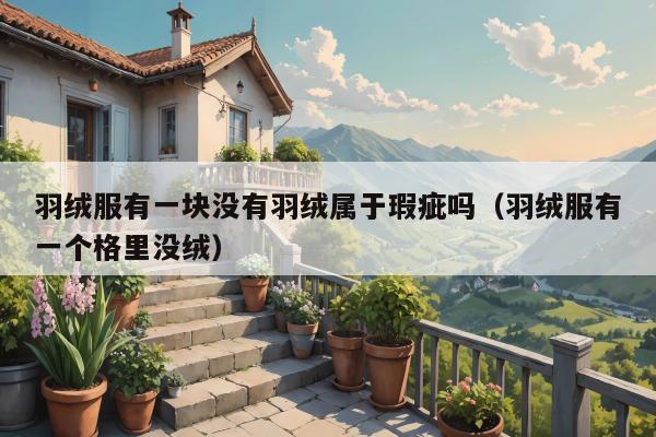 羽绒服有一块没有羽绒属于瑕疵吗（羽绒服有一个格里没绒）