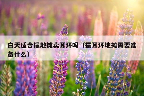 白天适合摆地摊卖耳环吗（摆耳环地摊需要准备什么）