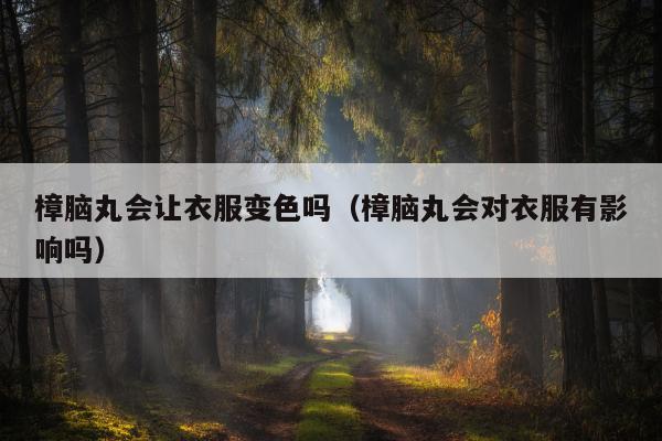 樟脑丸会让衣服变色吗（樟脑丸会对衣服有影响吗）