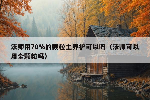 法师用70%的颗粒土养护可以吗（法师可以用全颗粒吗）