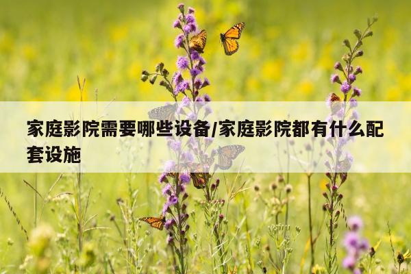 家庭影院需要哪些设备/家庭影院都有什么配套设施